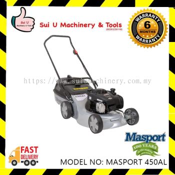 MASPORT MaxiCatch 450AL Petrol Lawn Mower C/W B&S Engine 450E Series 125cc