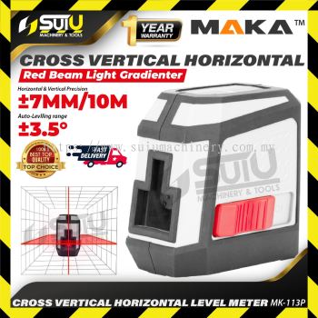 MAKA MK-113P / MK113P OPP Cross Line Laser Level Meter (Red Light)