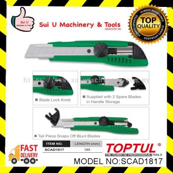 Toptul SCAD1817 Utility Knife W/Spare Blade