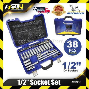 MICHELIN MSS38 38PCS 1/2" Dr.Socket Set 602010060