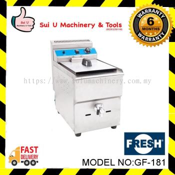 FRESH GF-181 Gas Fryer Capacity 18L LPG Gas 2.8-3kpa