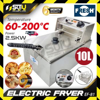 FRESH EF-81 / EF81 10L Electric Fryer / Deep Fryer 2.5kW