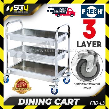 FRESH FRD-L3 / FRDL3 / FRD L3 3 Layer Dining Cart