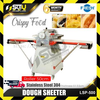 FRESH LSP-500 Stainless Steel Dough Sheeter & Noodle Machine 0.75kW