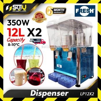 FRESH LP12X2 Dispenser 12Lx2 350W Dispenser Coffee & Juice Making Machine