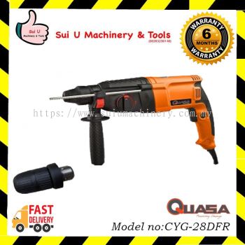 QUASA CYG-28DFR 28MM 3 IN 1 Rotary Hammer 800W (FWD-REV WITH DFR)