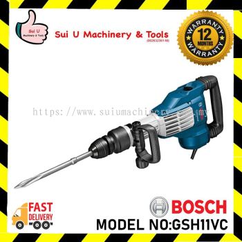 BOSCH GSH11VC / GSH 11 VC / GSH 11VC Professional Heavy Duty Demolition Hammer with SDS max 1700W (06113360L0)