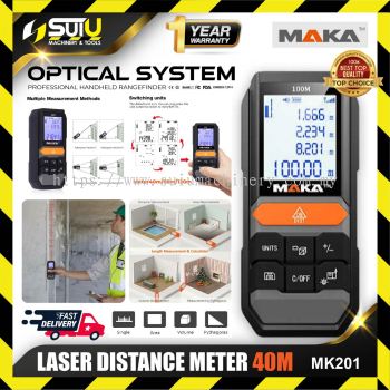 MAKA MK201 40M Professional Precision Laser Distance Meter 100% ORIGINAL