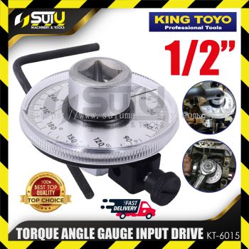 KING TOYO KT-6015 / KT6015 / KT 6015 1/2" Torque Angle Gauge Input Drive