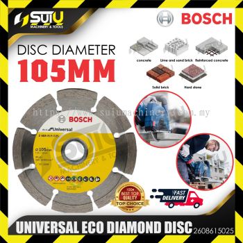 BOSCH 2608615025 1PC 105MM Universal Eco Diamond Cutting Disc