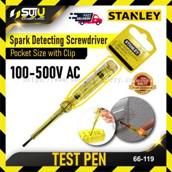 STANLEY  66-119 / 66119 / 66 119 Test Pen / Voltage Tester