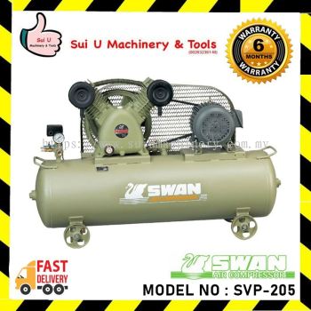 SWAN SVP-205 Air Compressor 8 Bar 5HP 620rpm