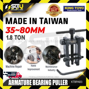 KING TOYO KTBPAB3 / KT-AB3 1.8 Ton Armature Bearing Puller (35-80mm)