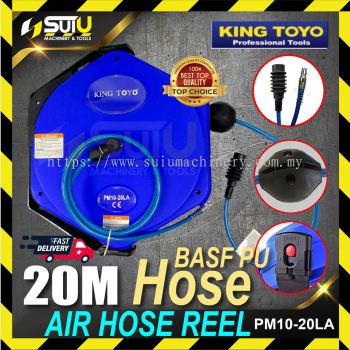 KING TOYO PM10-20LA / KTAHR-20M Air Hose Reel 20M