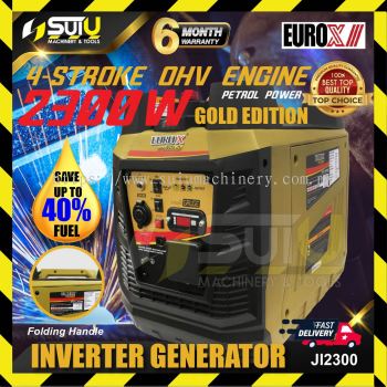 EUROX / JETMAC JI2300 Gold 4-stroke Portable Inverter Silent Generator 2300W