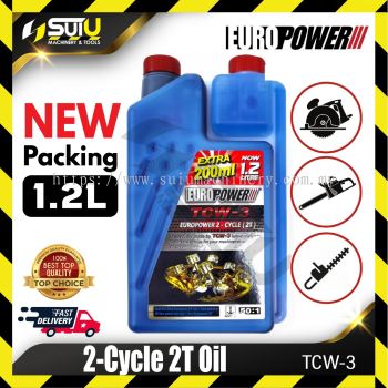 [NEW PACKING] EUROPOWER / Ogawa TCW3 1.2L 2-Cycle 2T / 2-Stroke Oil