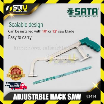 SATA 93414 ADJUSTABLE HACKSAW 10"/12"