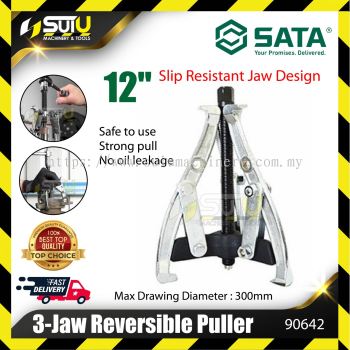 SATA 90642 3-Jaw Reversible Puller 12''