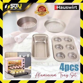 HAUSWIRT Food Aluminium Tray 4pcs