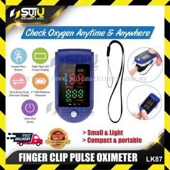 LK87 Portable Finger Clip Pulse Oximeter with LED display screen