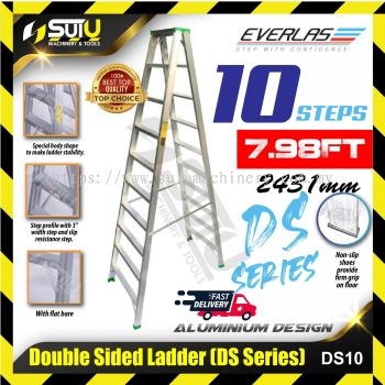 Everlas DS10 Double Sided Aluminium Ladder ( 10 steps )