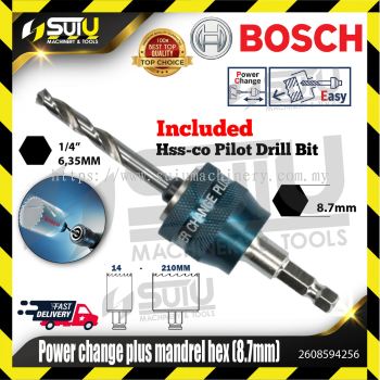 BOSCH 2608594256 Power Change Plus Mandrel Hex 8.7mm