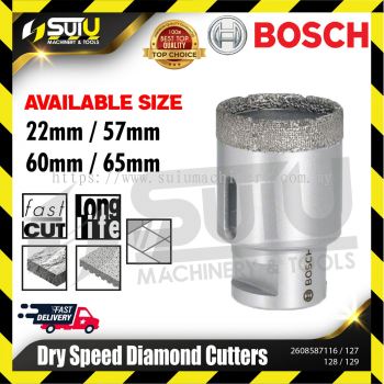 BOSCH 2608587116 / 127 / 128 / 129 Dry Speed Diamond Cutters (22mm - 65mm)