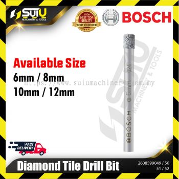 BOSCH 2608599049/ 50/ 51/ 52 Diamond Tile Drill Bit (6mm-12mm)