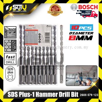 BOSCH 2608579123 SDS PLUS-1 Hammer Drill Bit (10 pcs)