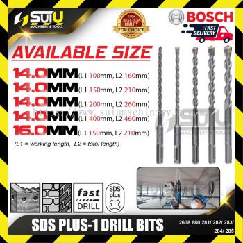 BOSCH 2608680281/ 282/ 283/ 284/ 285 SDS PLUS-1 Drill Bits (14.0-16.0mm)