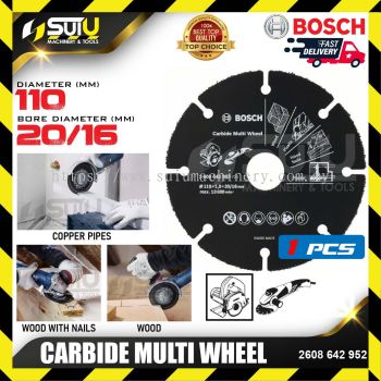 BOSCH 2608642952 110MM Carbide Multi Wheel