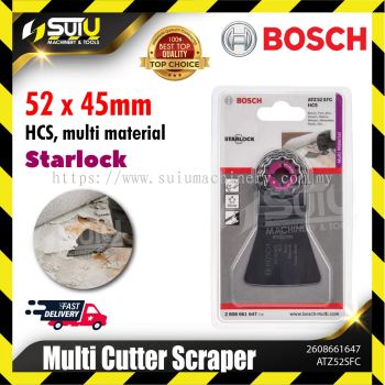 BOSCH 2608661647 (ATZ52SFC / ATZ 52 SFC) HCS Multi Cutter Scraper Starlock For Multi Material (52 x 45mm)