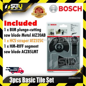 BOSCH 2608662342 Basic Tile Set (3 pcs)