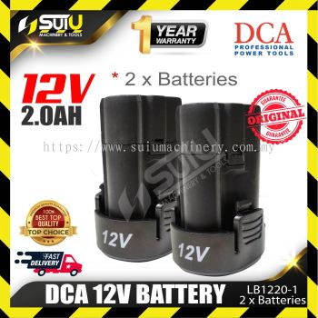 [LIMITED OFFER] DCA LB1220-1 1/2PCS 12V 2.0Ah Battery