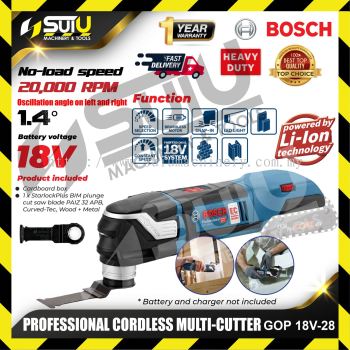 BOSCH GOP18V-28 / GOP 18V-28 18V Brushless Cordless Multi Cutter 20000RPM (SOLO - No Battery & Charger)