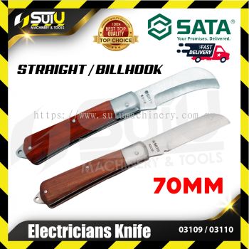 SATA 03109 / 03110 1PCS 70MM Electricians Blade (Straight / Billhook)