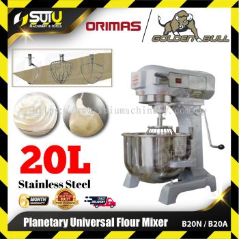 ORIMAS / GOLDEN BULL B20 / B20N / B20A 20L Universal Stand Mixer