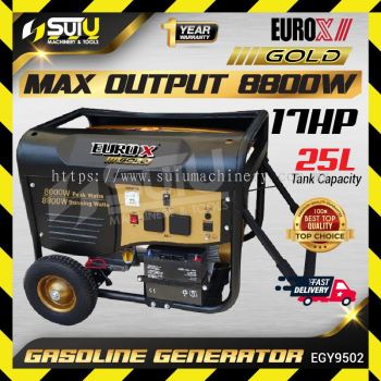 EUROX GOLD EGY9502 17HP 4-Stroke Heavy Duty Gasoline Generator 8800W