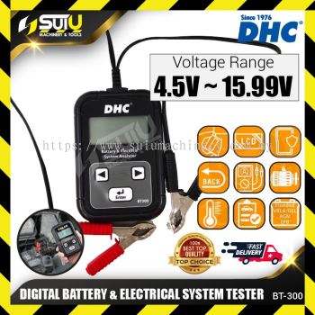 DHC BT-300 / BT300 12V Battery & Electrical System Tester