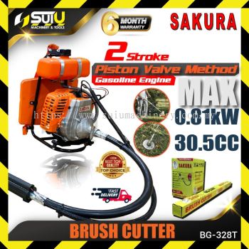 SAKURA BG-328T / BG328T 30.5CC 2-Stroke Gasoline Engine Brush Cutter 0.81kW 6000RPM