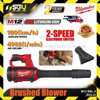 MILWAUKEE M12 BBL-0 / BBL-301B 2-Speed Brushed Blower (SOLO - No Battery & Charger)