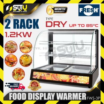 FRESH FWS-3P 2 Rack Food Display Warmer 1.2kW