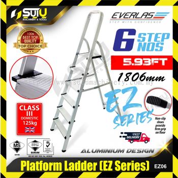 EVERLAS EZ06 6 Step 1806MM EZ-Series Aluminum Platform Ladder