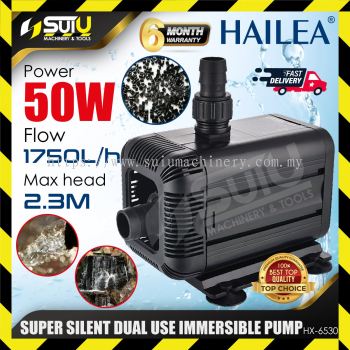 HAILEA HX-6530 / HX6530 Super Silent Inside / Outside Water Dual Use Immersible Pump 50W