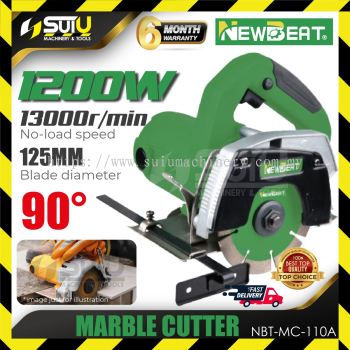 NEWBEAT NBT-MC-110A 5" / 125MM Marble Cutter / Mesin Pemotong Marble 1200W 13000RPM