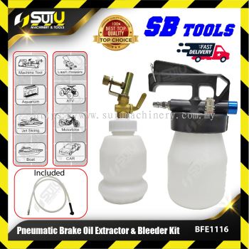 SB TOOLS BFE1116 Pneumatic Brake Oil Extractor & Bleeder Kit