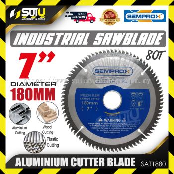 SEMPROX SAT1880 7" / 180MM 80T TCT Aluminium Cutter Blade