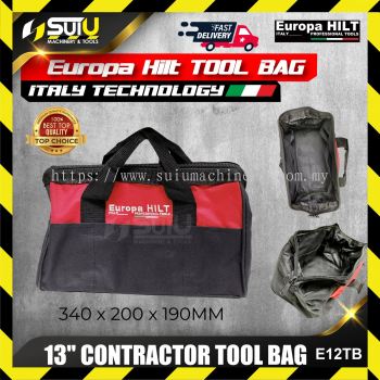 EUROPA HILT E12TB 13" Contractor Tool Bag