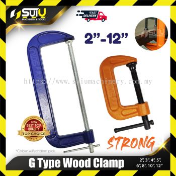 2 - 12" Heavy Duty G Type Wood Clamp