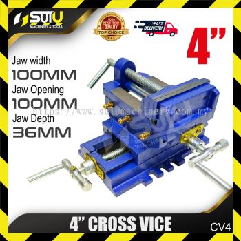 CV4 4" Cross Vice / Cross Drill Press Bench Vice